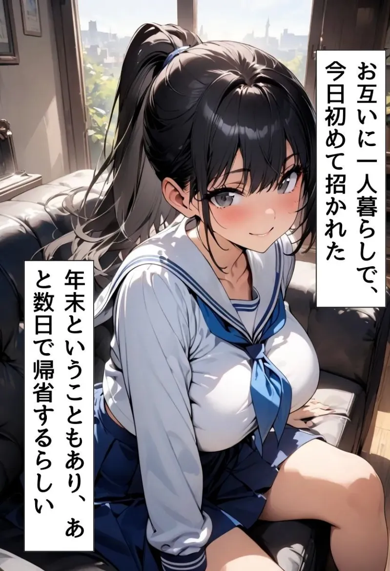 爆乳従兄弟に筆おろししてもらった話