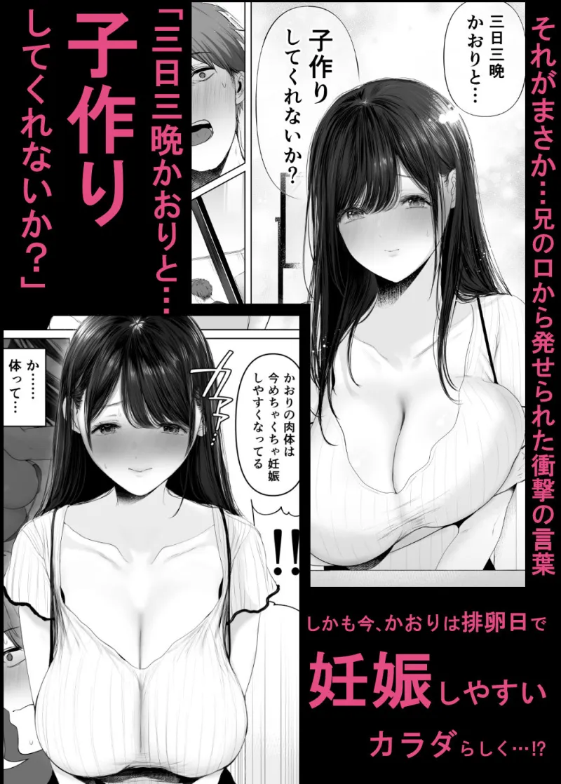 ずっと好きだった元グラドルの爆乳兄嫁と種付け交尾しまくる3日間。