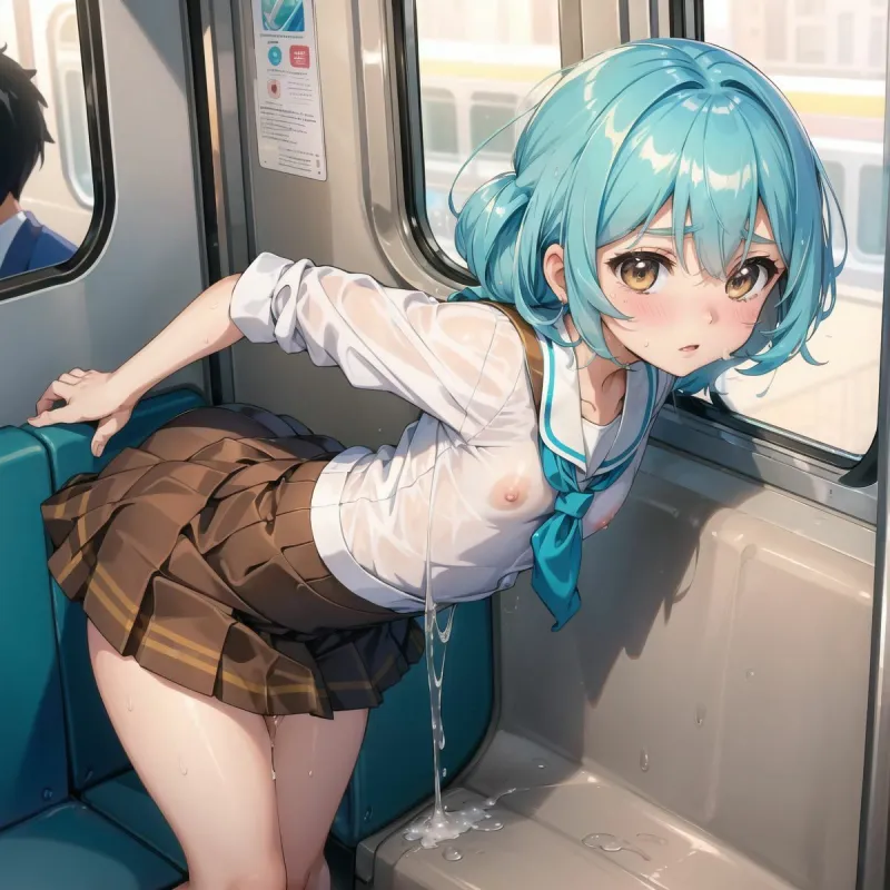 痴漢電車1～つるぺた少女、中出し待ち～