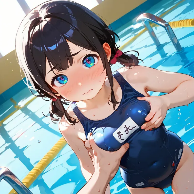 つるぺた娘、スクール水着と夏のおわり04