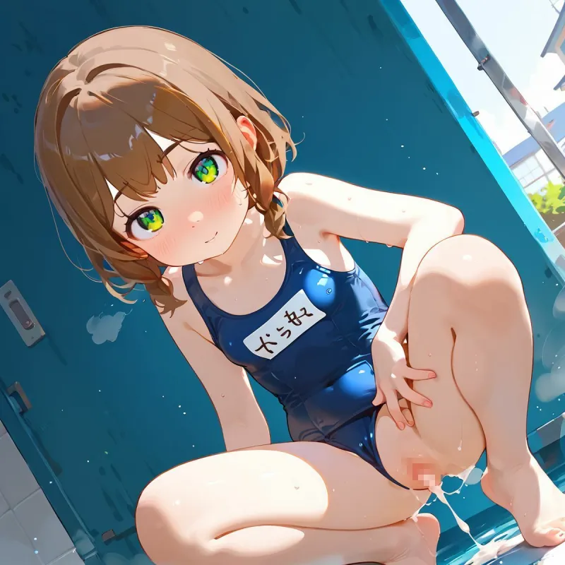 つるぺた娘、スクール水着と夏のおわり04