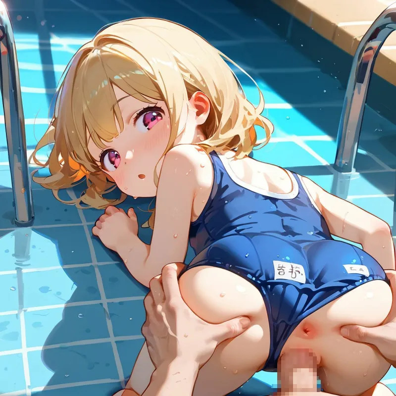 つるぺた娘、スクール水着と夏のおわり04