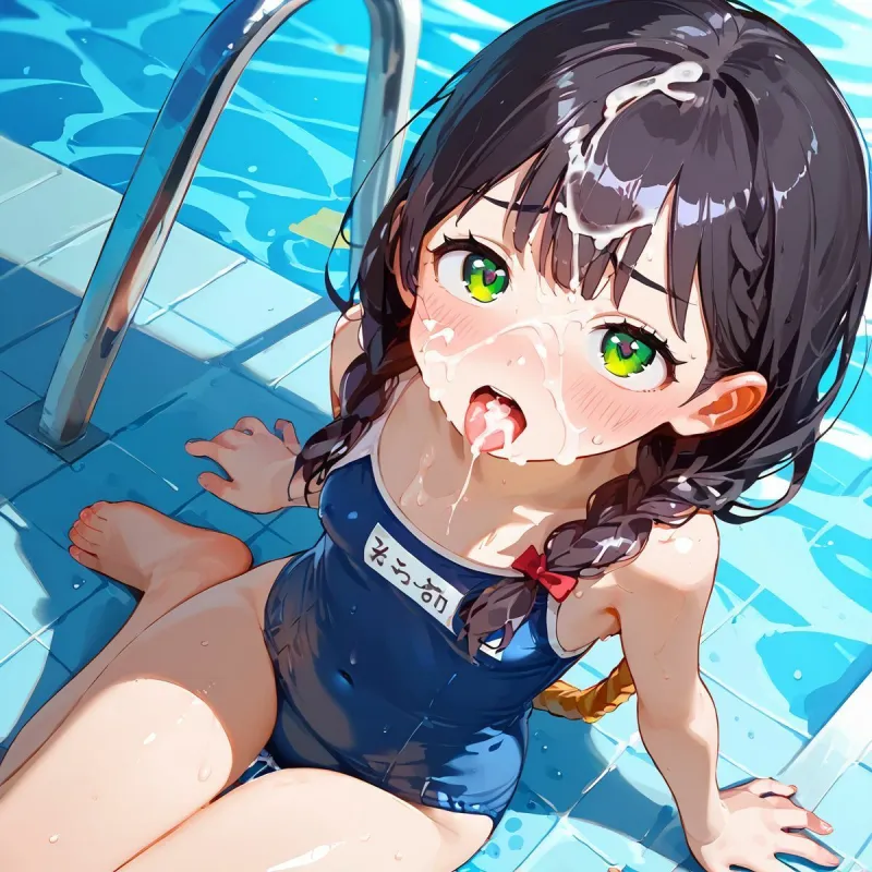 つるぺた娘、スクール水着と夏のおわり06