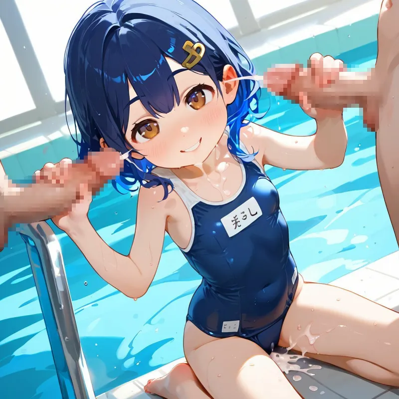 つるぺた娘、スクール水着と夏のおわり06