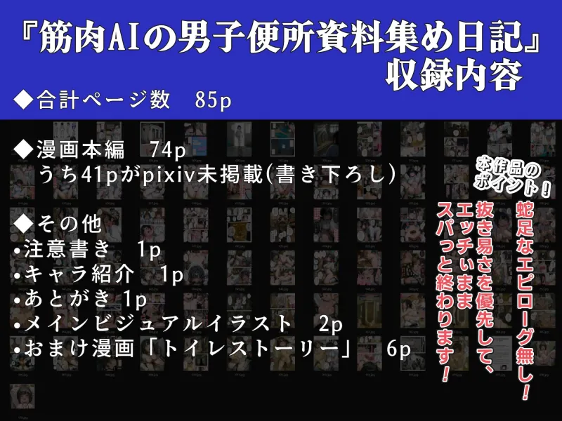 筋肉AIの男子便所資料集め日記