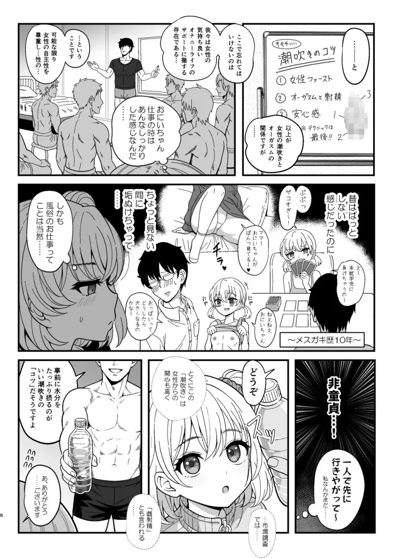 雌射精入門2～ケツもデカければ態度もデカいメスガキJKが女性用風俗講習会のバイトで発情しちゃったので下半身の雌汁ぜんぶ抜いてもらう話～