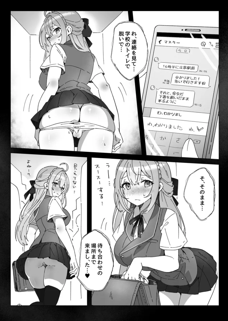 洗脳済み女子の従属レベル確認記録
