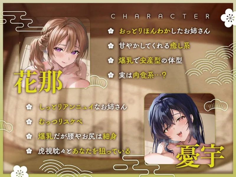 宿屋のドスケベお姉さん×2に夜這いされて搾精される夜 宿屋のドスケベお姉さん×2に夜這いされて搾精される夜